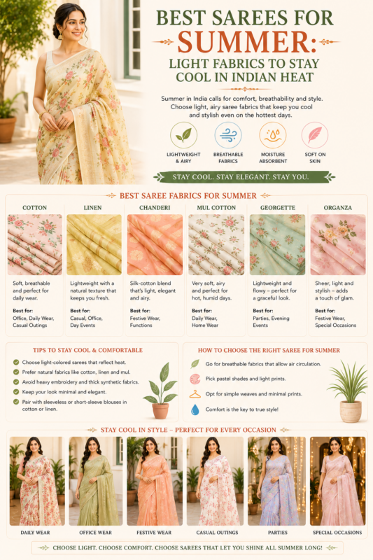 Best Sarees for Summer