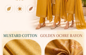 Mustard Yellow Indian Ethnic Wear