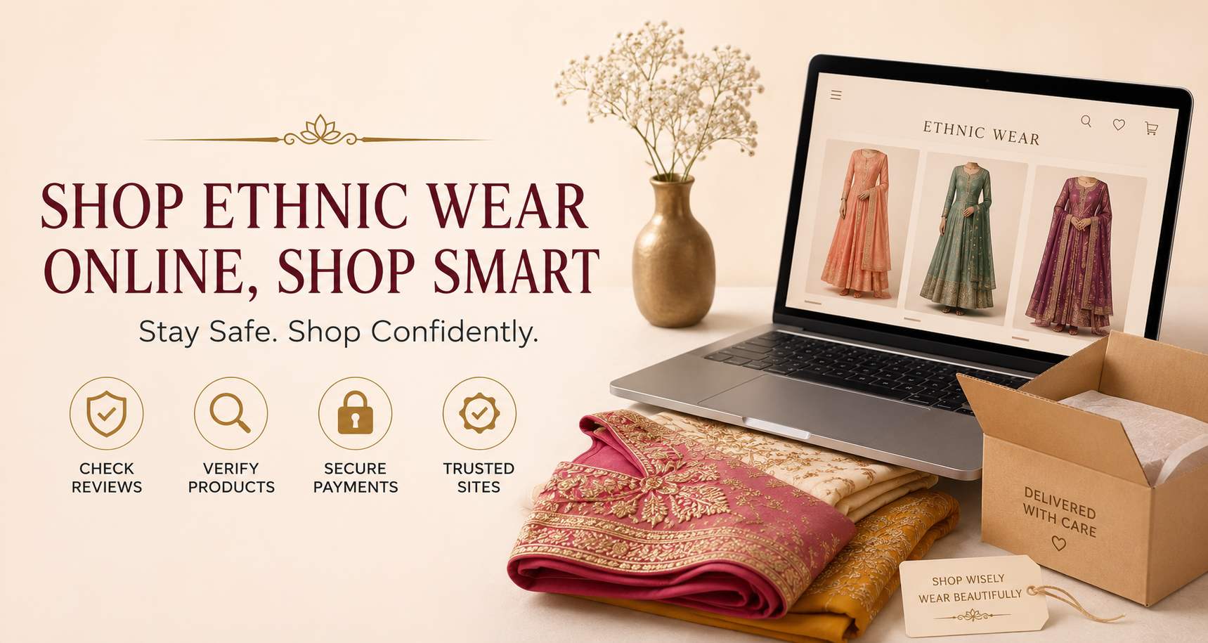 Shop ethnic wear confidently online